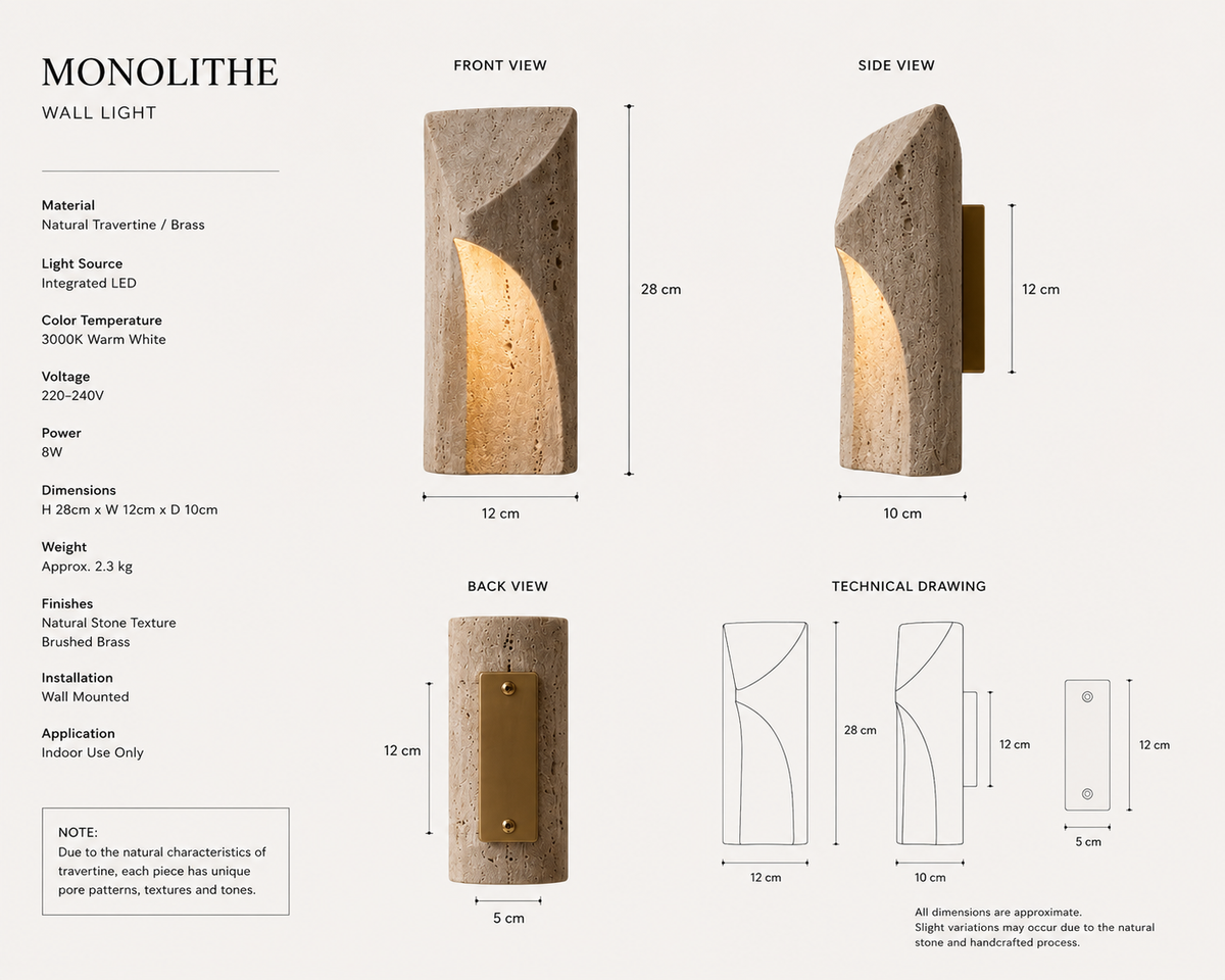 MONOLITHE WALL LIGHT