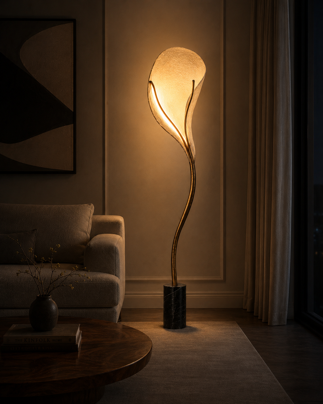 AUREA Sculptural Floor Lamp