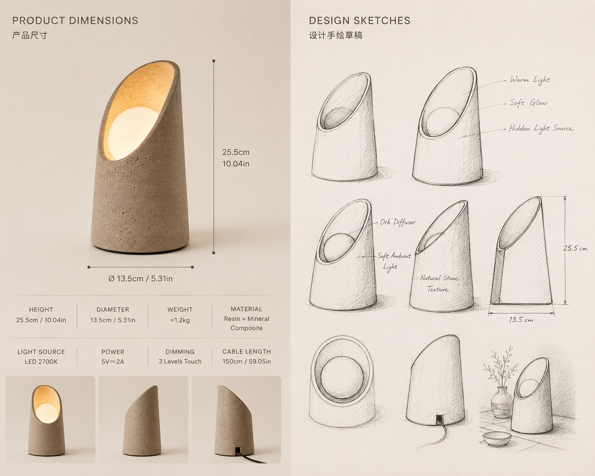 LUMAIRE Table Lamp