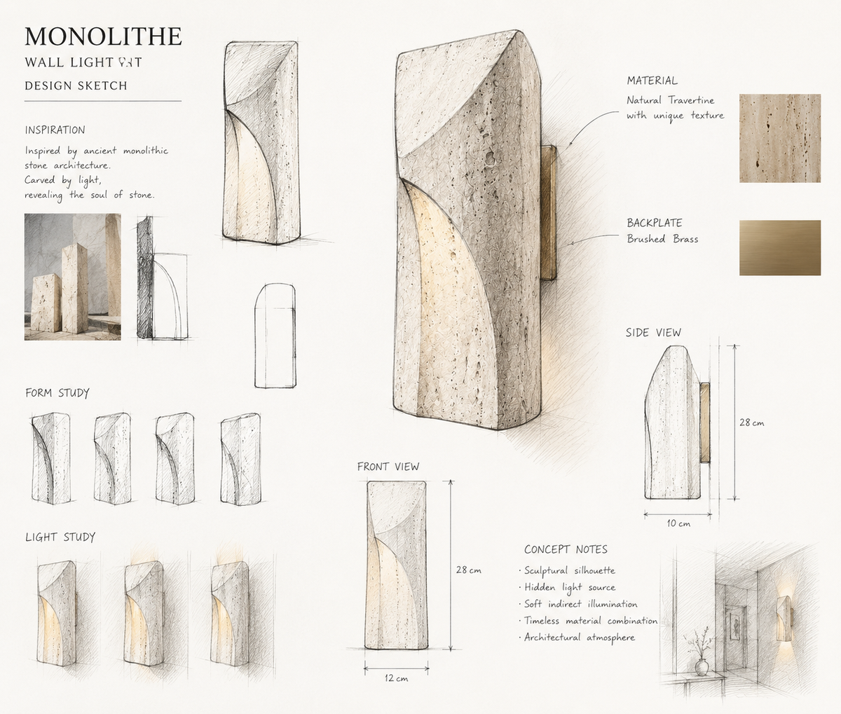 MONOLITHE WALL LIGHT