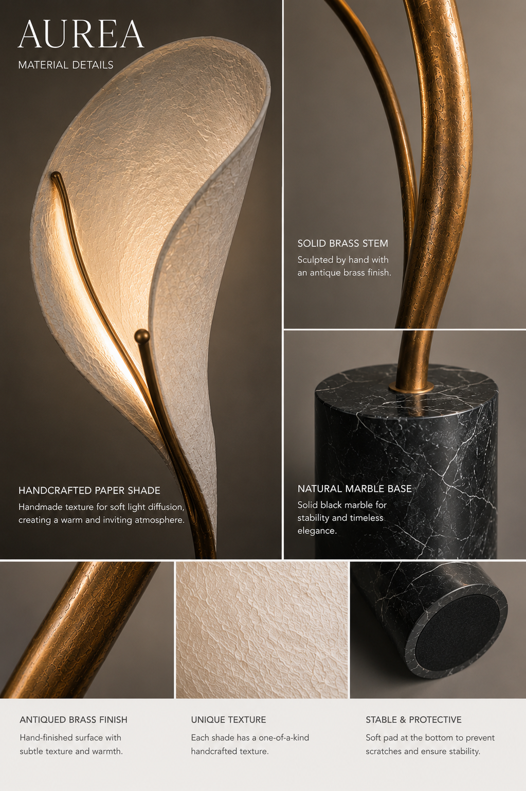AUREA Sculptural Floor Lamp