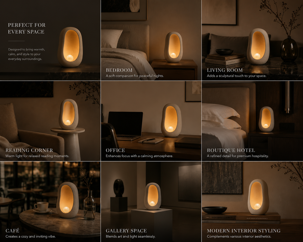 LUNA STONE LAMP